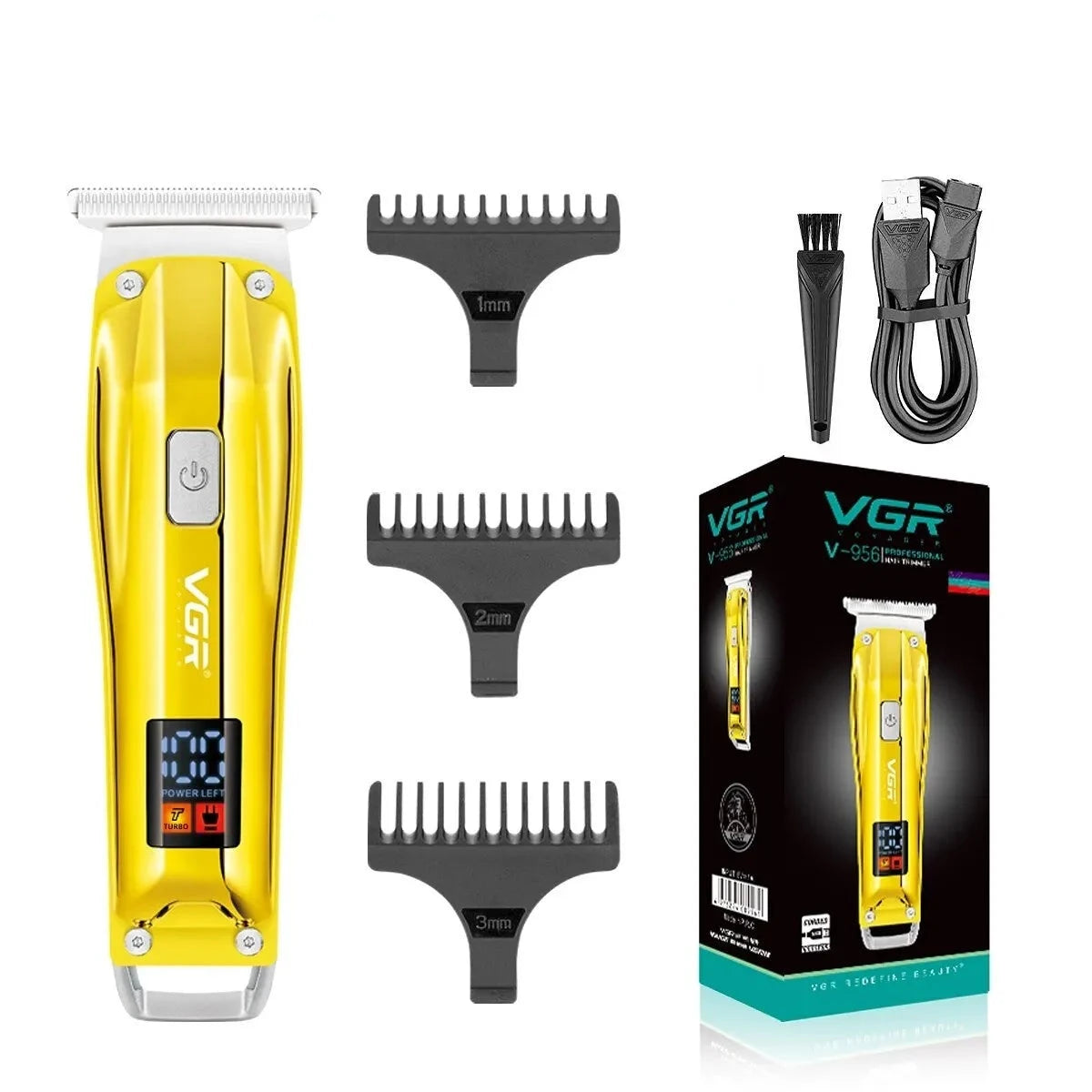 MÁQUINA VGR Hair Clipper Electric Trimmer V-956